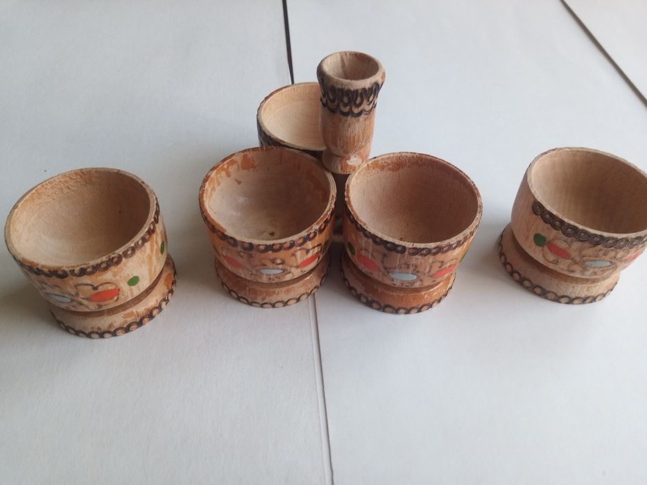 Сглобяема дървена солничка