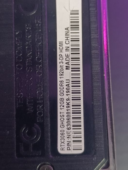 Placa video gaming gtx 3060 12 gb perfect funcțională garanție 12 luni