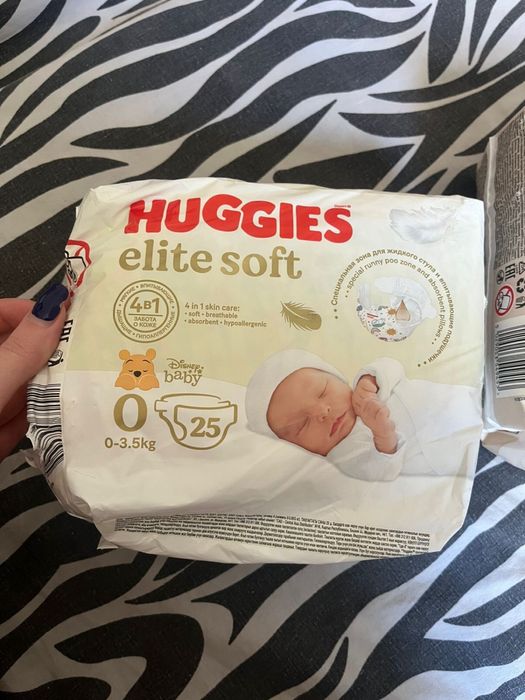 Памперсы хагис 0левка и 1ничка