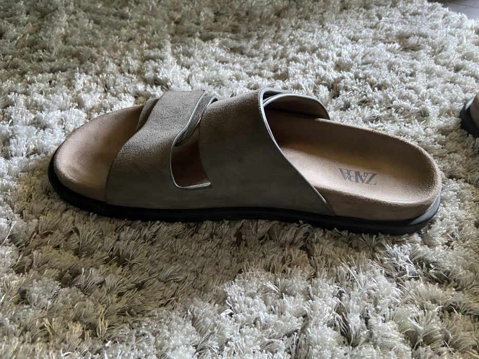 Мъжки велурени чехли Zara