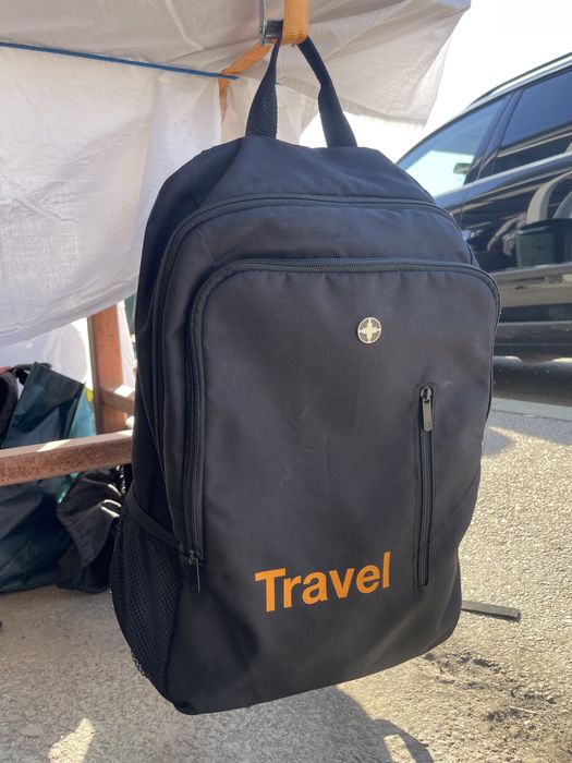 ghiozdan Travel, marime medie, negru
