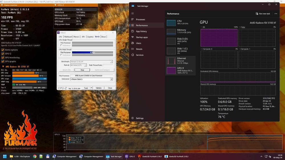 Sapphire NITRO+ RX 5700 XT BE 8GB GDDR6 – 3 ventilatoare, backplate, testabila