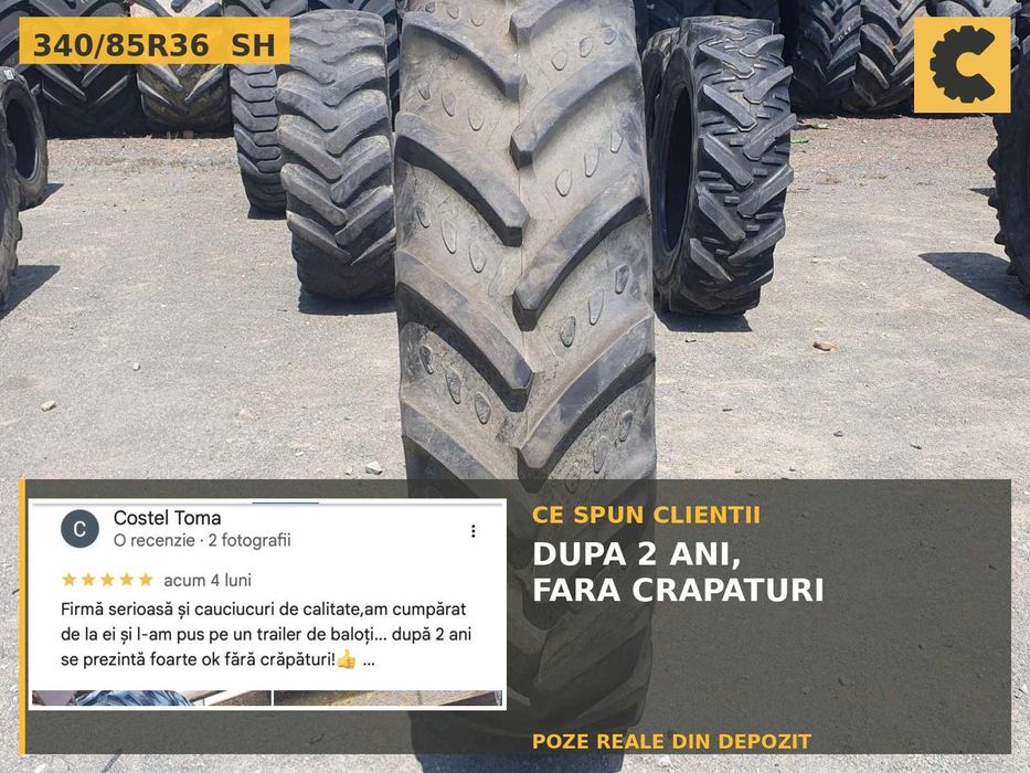 Cauciucuri 340/85R36 13.6R36 Kleber Anvelope Combina SH OFERTA TVA