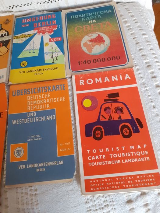 Стари пътни карти на Европейските  държави
