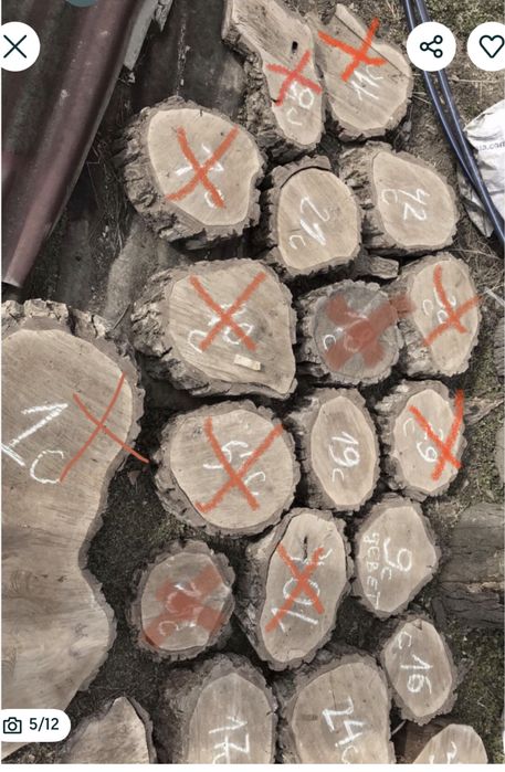 Орехови шайби  - сухи