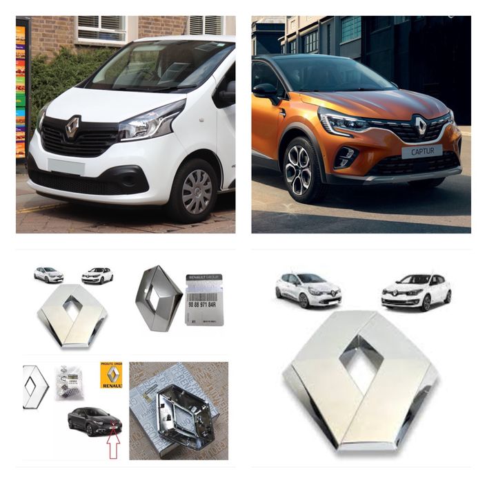 Emblema Renault Laguna,Megane,Talisman,Clio 4,Fluence,Kadjar,Captur