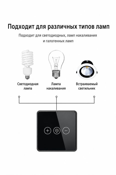 Диммер Wi-Fi умный выключатель света