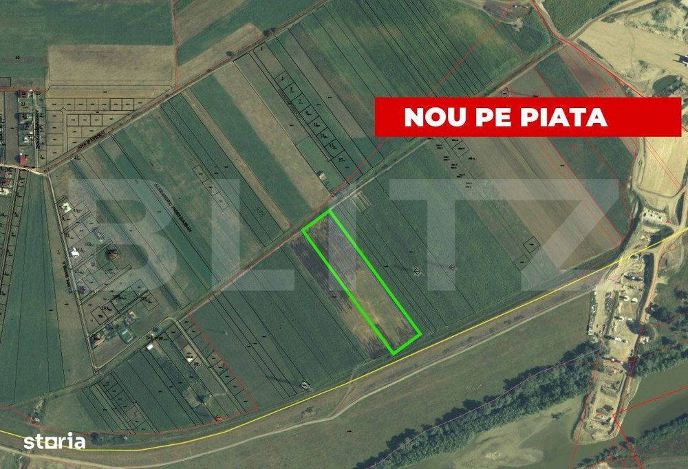 Teren extravilan de vanzare, 13900 mp, zona Partos, Alba Iulia