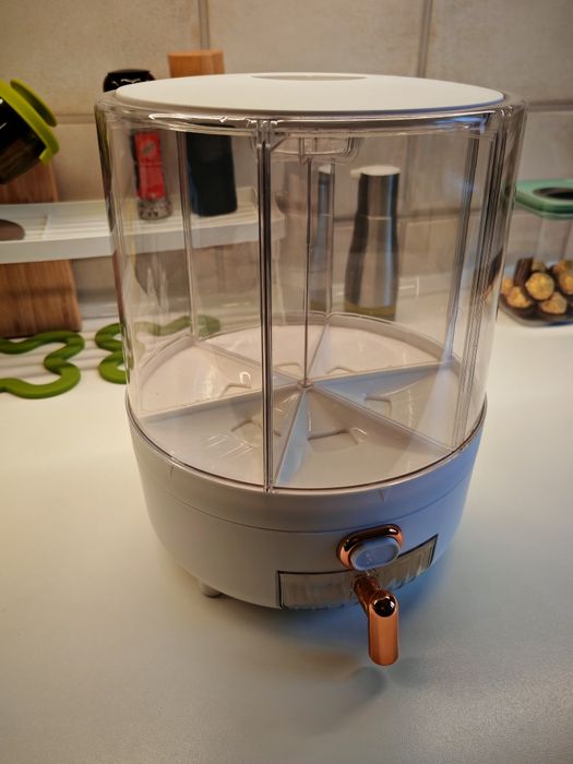 Recipient dozator/dispenser alimente uscate, cereale, cafea