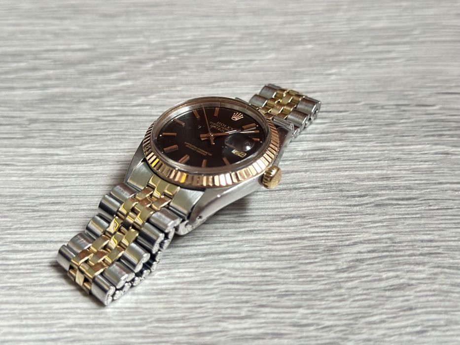 Rolex Datejust 36 Ref. 1601 — aur 18K și oțel + Factura