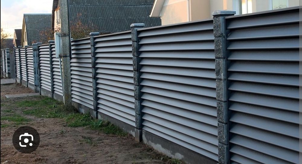 Строим заборы жалюзи