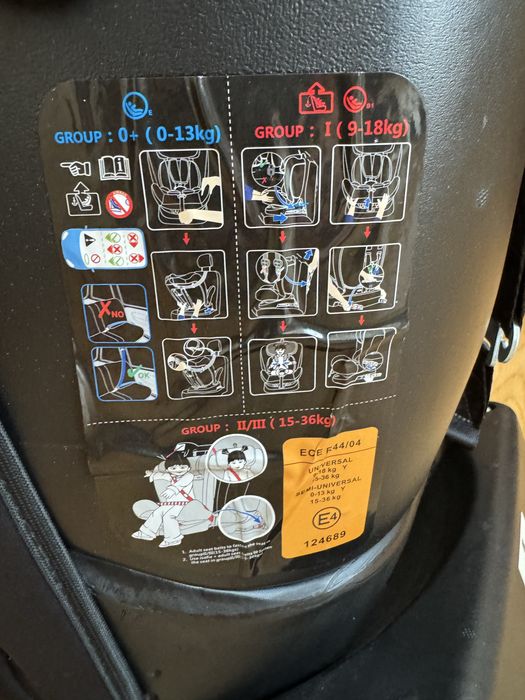 Детско столче за автомобил - KIKKA BOO 4 Strong Isofix 0-36кг