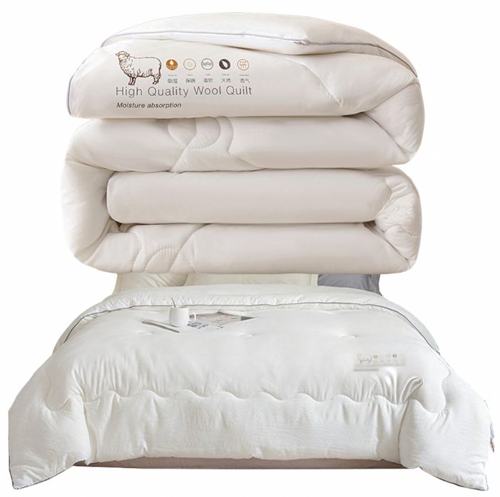 Зимен юрган с овча вълна 160x200 см – Топлина и комфорт за студените н