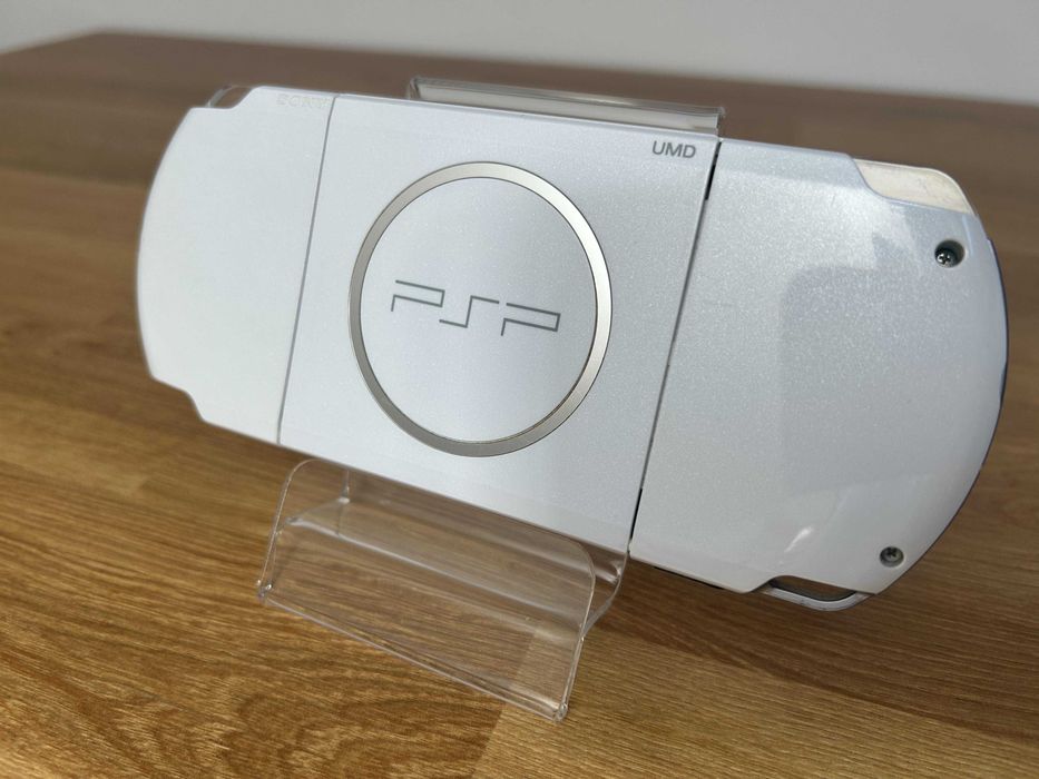 PSP 3000 Pearl White modată — alb perlat rar, garantie 12 luni | Japonia