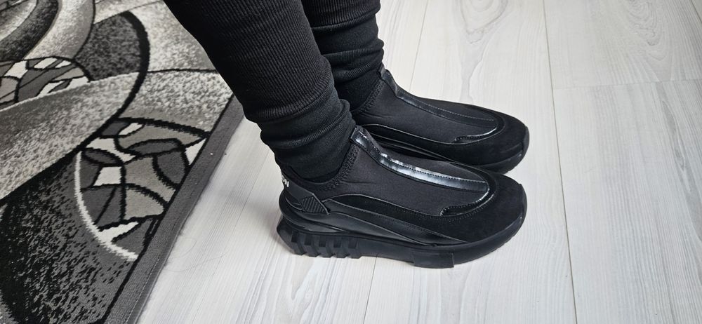 Обувки неопрен и кожа