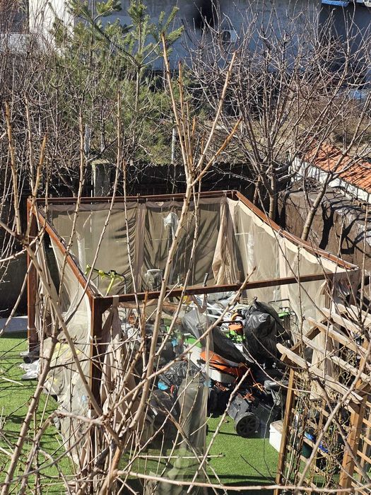 Pavilion Foisor metalic de Gradina Folosit Dedeman fara acoperis Mega Pret