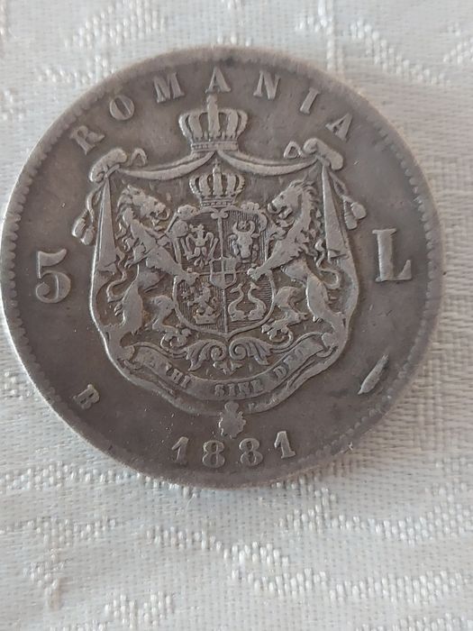 Moneda argint 1881