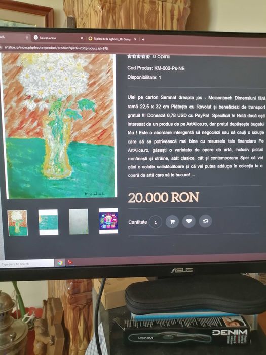 Tablou acuarela Karl Meisenbach (1898 - 1976)