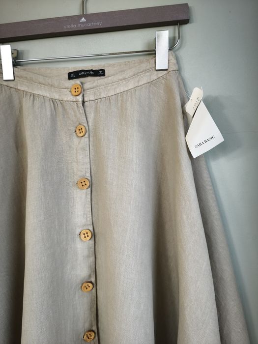 Zara, нова ленена пола, размер XS