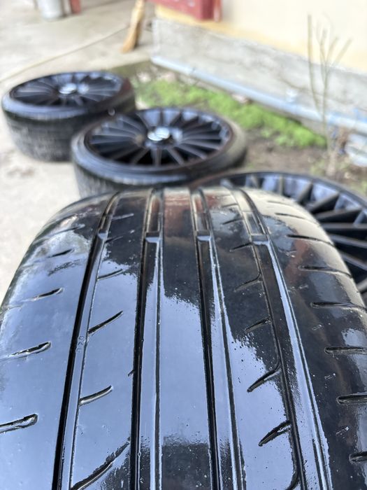 Jante Keskin KT15 Speed R19 + anvelope – 5x112 – negre lucioase