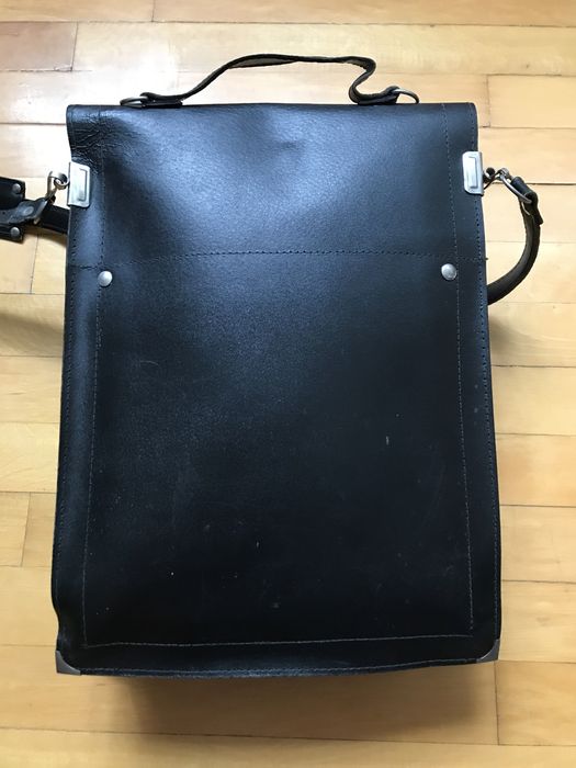 Geanta laptop piele noua facuta manual