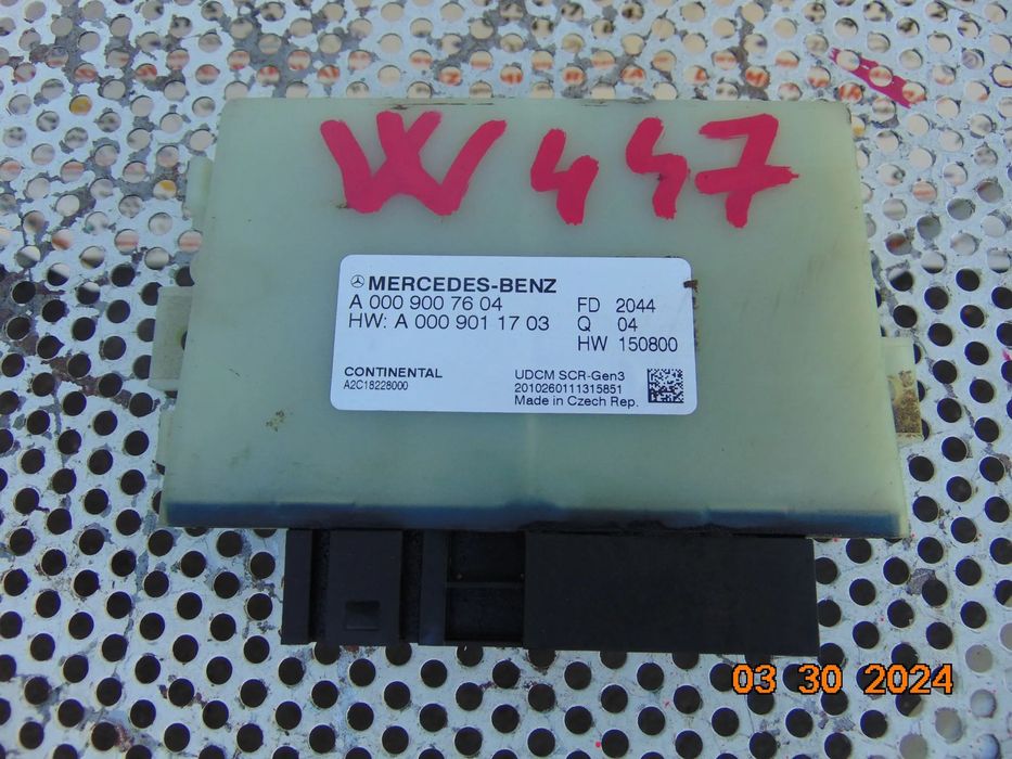 Calculator gaze adblue Mercedes Vito w447 ecu modul ad blue vito viano v class cod a