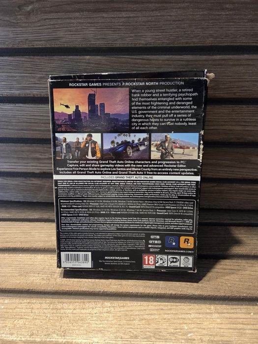 Grand Theft Auto V (GTA 5) PC – Ediție Originală Completă, 7 DVD