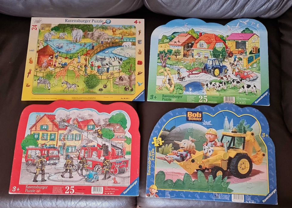 Lot puzzle copii mici Ravensburger didacta 25 buc