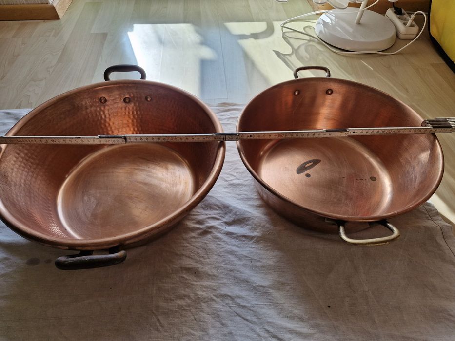 Vând căldare ceaun cupru cazan arama Germania dulceata/zacusca/tocana