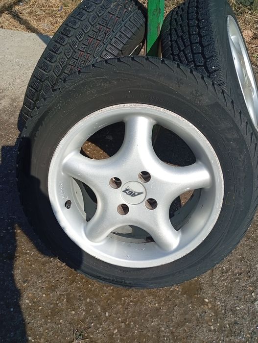 Jante aliaj cu cauciucuri 4x100 R15