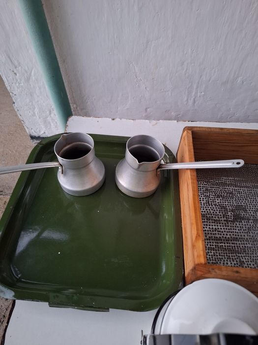 Ретро Тава.Канчета за храна.Голяма руска тенджера