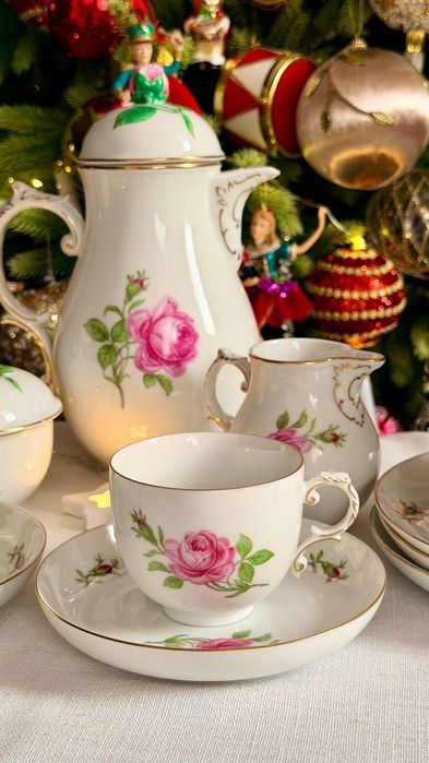 Антикварный чайный - кофейный сервиз Furstenberg Германия