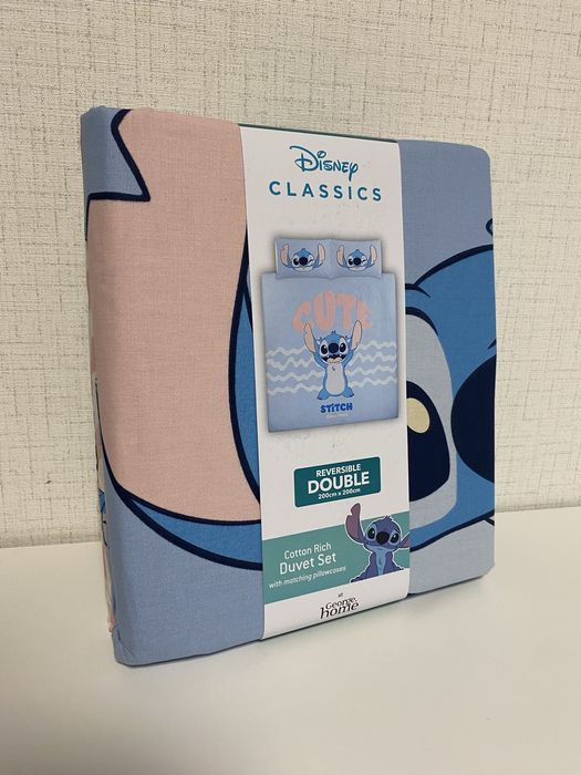 Двоен спален комплект Disney Стич, Stitch Asda George, спално бельо