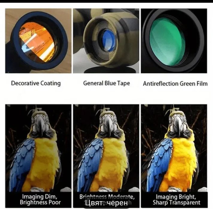 Бинокъл компактен сгъваем