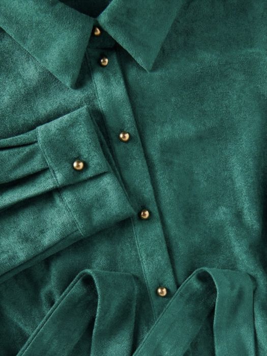 Дамска зелена рокля Reserved, размер XS/S