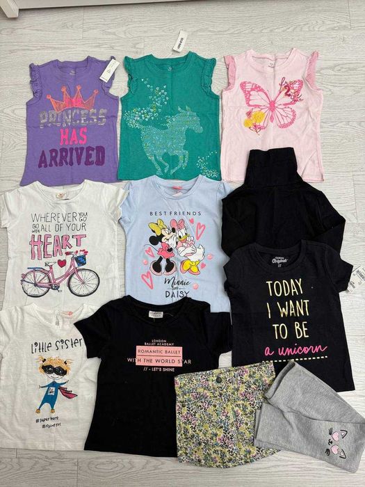 Новые футболки, рубашки, OLD NAVY, NEXT, H&M, ZARA размер 3-12 лет