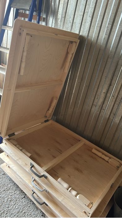 Жер стол. Жиналатын стол