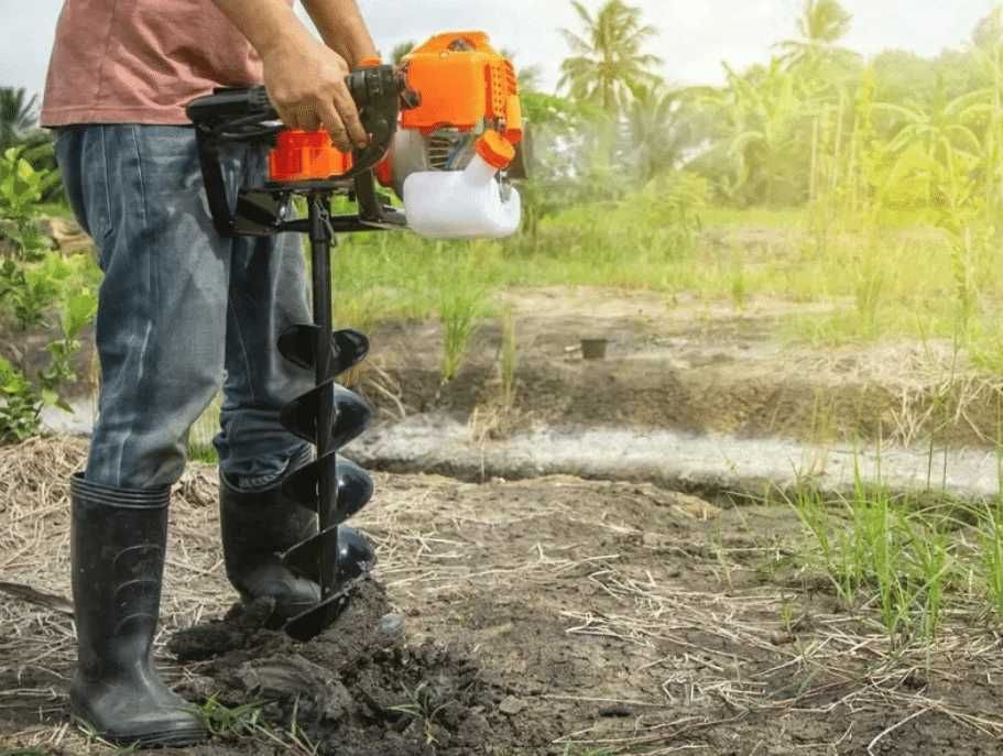 ПРОМО!!! Бензинов свредел STAHLMAYER 72КУБ., свредла за почва