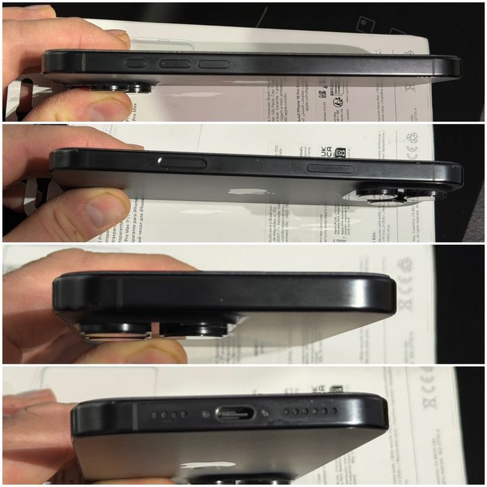 iPhone 16 Pro Max 256GB Black Titanium La cutie Husa Nomad Si Apple