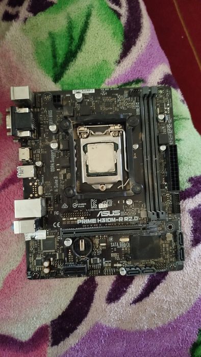Материнская плата asus и процессор intel i3 8100