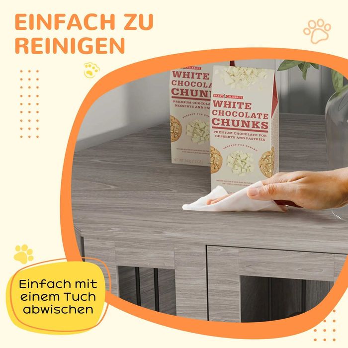 PawHut, клетка за кучета, ъглов дизайн, включително заключване