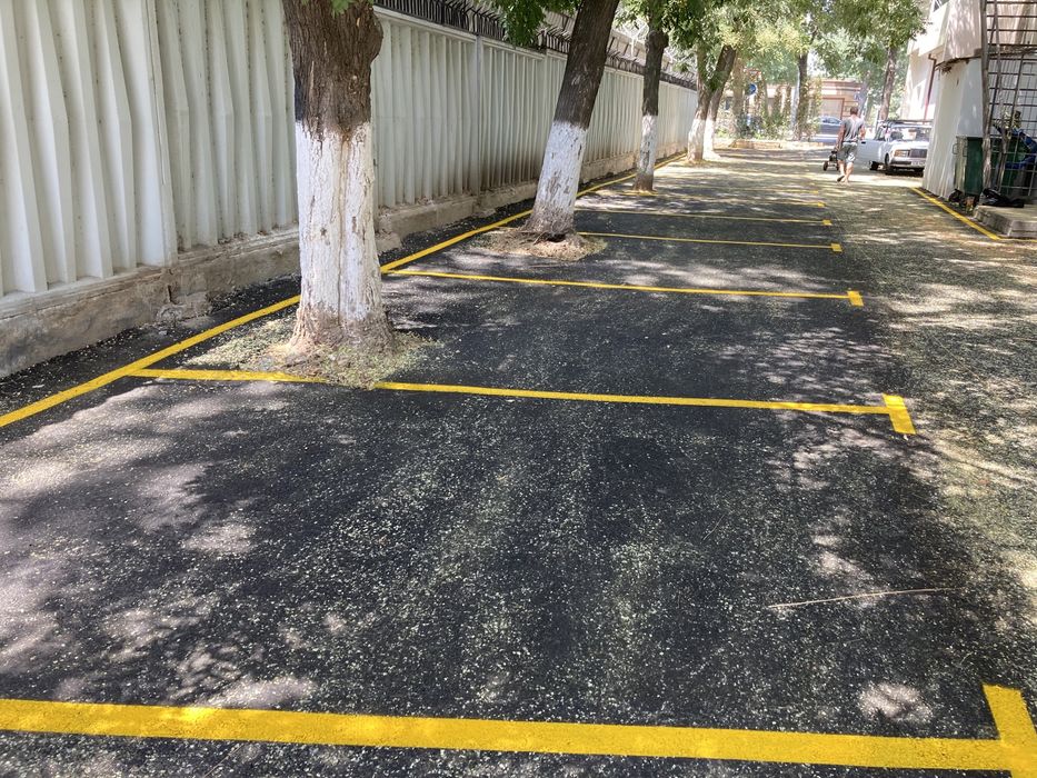 Дорожная Разметка от 6.500 сум.Razmetka.Парковочные места.Пешеходные