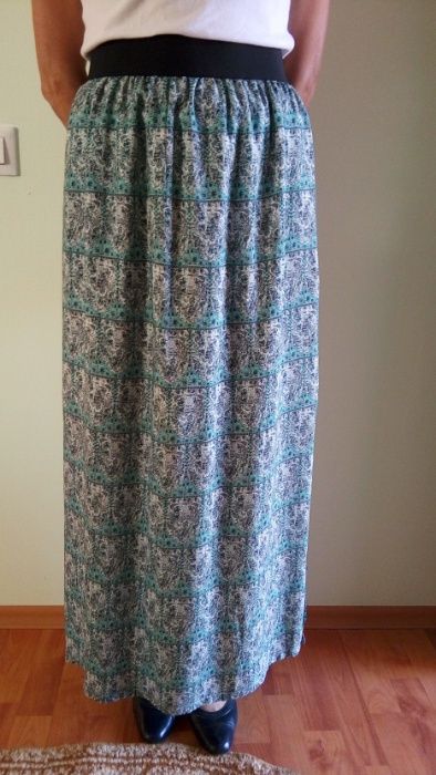 fusta lunga din bumbac