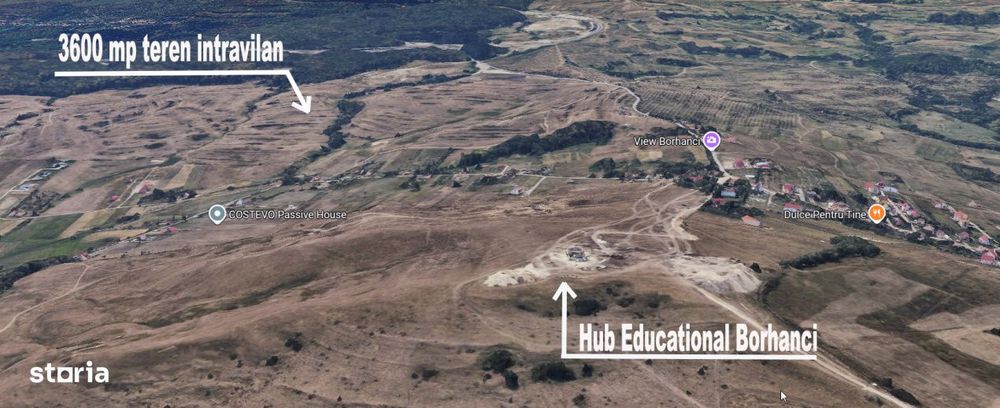 Teren intravilan 3600 mp in Sopor–investitie smart, zona Hub-ului Ed