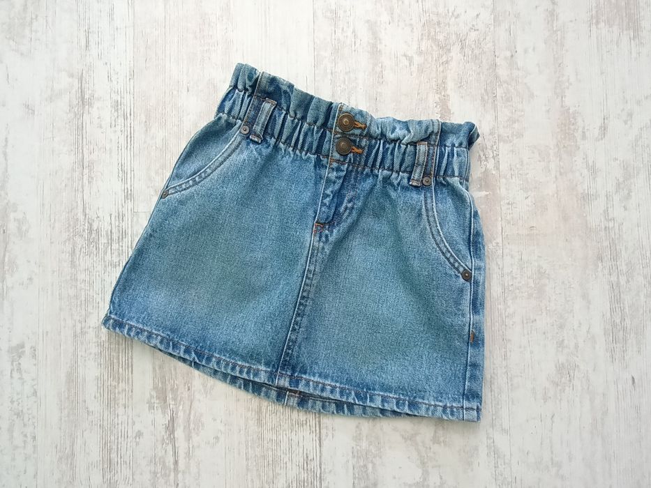 Детска дънкова оригинална пола Benetton