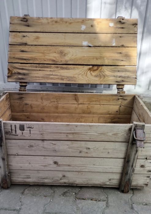 Деревянный ящик для хранения