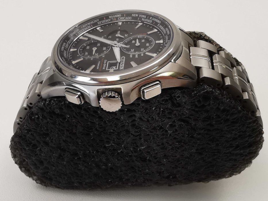 Citizen Eco-Drive Radio Controlled Titanium AT8130-56E мъжки часовник със соларно захранване, сапфир кристал и изработен от титан