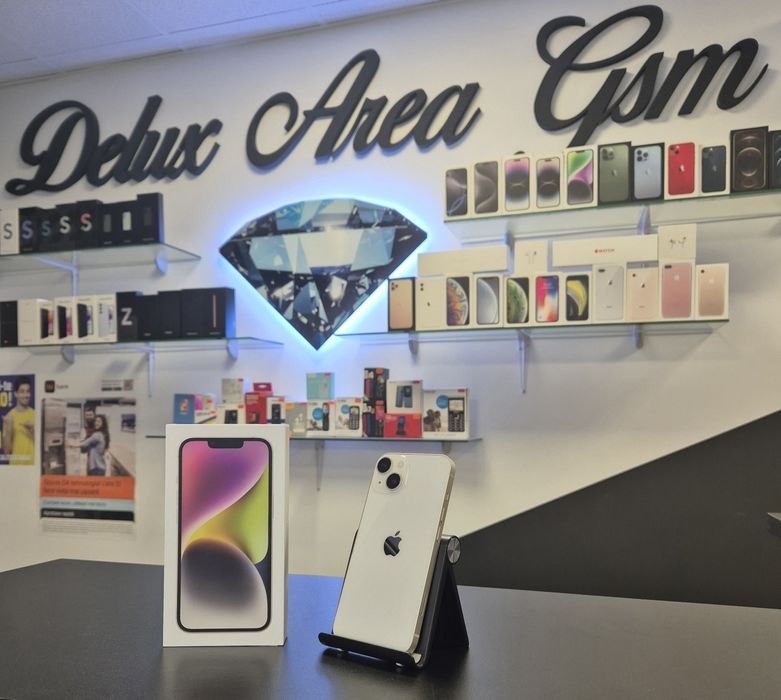 Iphone 14 / Black/White / 128 GB / DeluxGSM