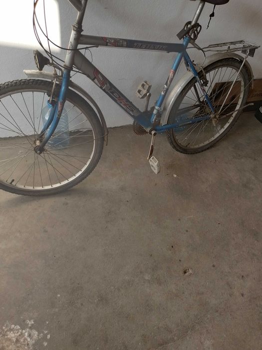 Vand bicicleta MTB TEHNIK culoare albastru cu gri metal