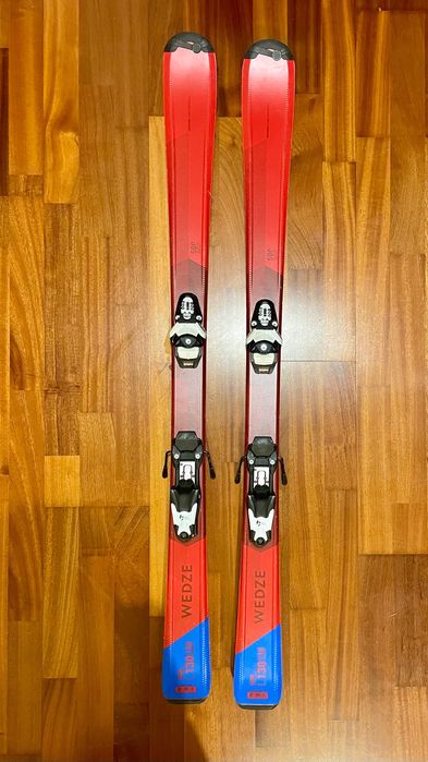 Schiuri copii 130 cm cu legaturi schi Wedze 500 - 2 perechi